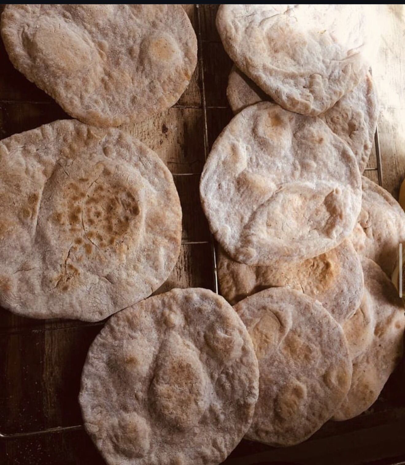 Sourdough flatbreads